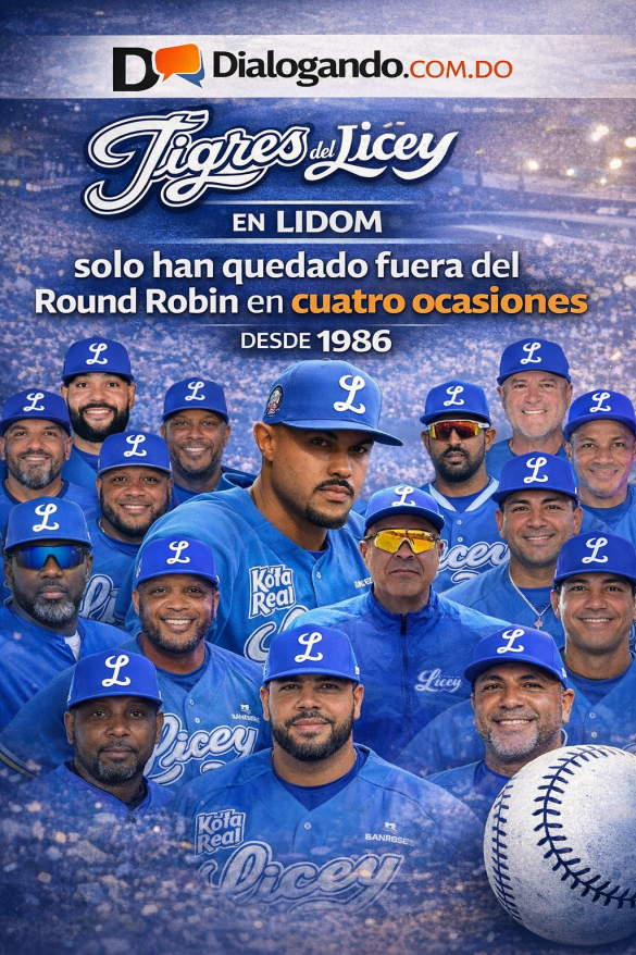 Tigres del Licey solo han quedado fuera del Round Robin en cuatro ocasiones desde 1986
